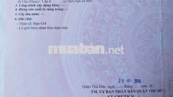 Gia Đình Cần Bán Nhanh Lô Đất 53,8m2 Giá 3 tỷ 150 tại Thủ Đức