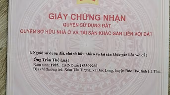 BÁN ĐẤT TÂN ĐÔNG HIỆP - 800TR-SỔ RIÊNG