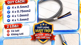 Cáp Điều Khiển 4 Lõi ALTEK KABEL - Vận Hành Ổn Định
