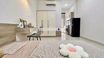 TRỐNG LẠI CĂN HỘ STUDIO 1 NGƯỜI - FULL NỘI THẤT ĐẸP - NGAY VĂN HIẾN