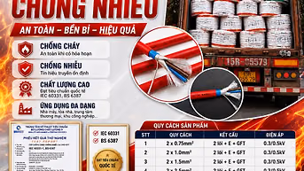 Cáp Chống Cháy Chống Nhiễu ALTEK KABEL