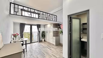 CHO THUÊ PHÒNG DUPLEX CÓ BANCOL MỚI XÂY FREE XE + NHẬN SẠC XE ĐIỆN 🔥