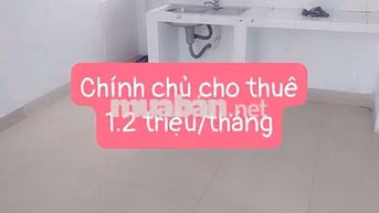 CHÍNH CHỦ CHO THUÊ PHÒNG TRỌ GIÁ 1,2 TRIỆU/THÁNG