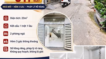 Nhỉnh 3 tỷ đã sở hữu nhà phố Âu Dương Lân Quận 8 