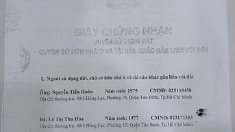 CẦN BÁN NHÀ CHÍNH CHỦ HỒNG LẠC 