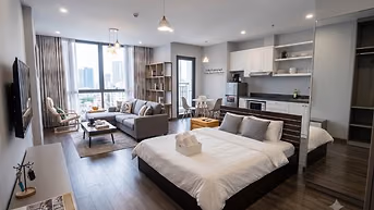 Bán nhà Tô Ngọc Vân 130m2, 8 tầng cho thuê, view Hồ Tây