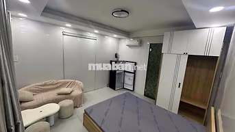 Căn hộ mini tách bếp 32m2 sát ĐH Y dược 300m mặt tiền Hồng Bàng Quận 5