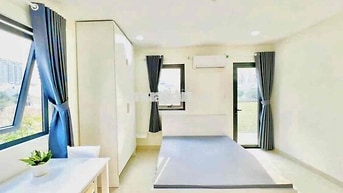 Phòng 22m2 ban công, đủ nội thất ở ngay Dương Bá Trạc, cạnh Trung sơn