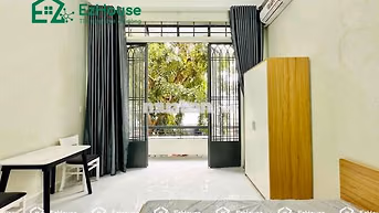 Quận 6 -Vòng Xoay Phú Lâm,Phòng Studio Ban Công,Tách Bếp Full nội thất