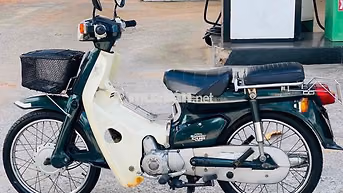 Honda Cub Tom 70 Xanh Trắng Nhật Bản