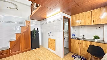 Studio Gác Lửng Full Nội Thất - Gần AEON Bình Tân - Chỉ 4,4 Triệu