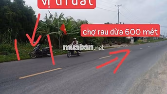 đất thổ cư quốc lộ 1A cách chợ rau dừa 500 mét