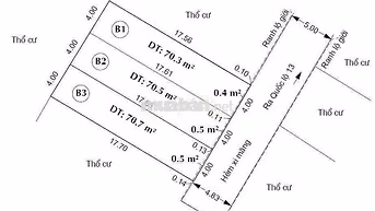 bán đất hxh quốc lộ 13 hiệp bình phước giá 6.39 tỷ/71m