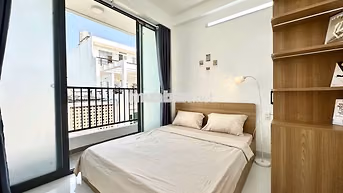 🔥CĂN ĐẸP GIÁ TỐT🔥1PN balcon 45m² full NT, mg riêng gần ĐH Hutech, UEF