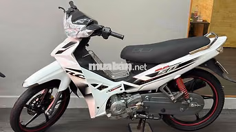 Sirius 50cc 2024 Trắng Bánh Mâm