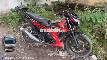 Suzuki Satria Đỏ đen Xe côn tay