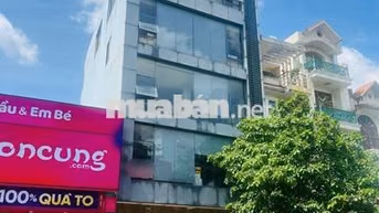 CHO THUÊ TOÀ NHÀ MẶT TIỀN ĐƯỜNG LÊ TUẤN MẬU 12X18M 5L CÓ HẦM CÓ TM