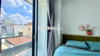 CHO THUÊ CĂN HỘ BAN CÔNG TẠI LÊ VĂN SỸ Q3 GẦN UEH, ĐHSG, DINH ĐỘC LẬP