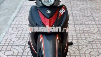 SYM Elegant 50 Đen đỏ Xe số