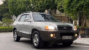 Hyundai Santafe Gold 2005 Full cửa nóc Bạc