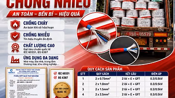 Cáp Chống Cháy Chống Nhiễu ALTEK KABEL – Ruột Đồng