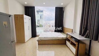 Cho thuê căn hộ Studio Cửa sổ Q4 gần ĐH Luật, ĐH Nguyễn Tất Thành
