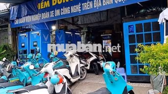 sang gấp cửa hàng cafe võng, sạc xe máy điện