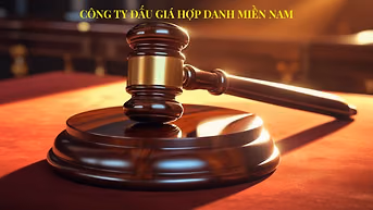 CÔNG TY ĐẤU GIÁ HỢP DANH MIỀN NAM  THÔNG BÁO ĐẤU GIÁ TÀI SẢN
