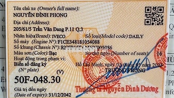 Xe khách IVECO DAILY 2022 Bạc 151,000km