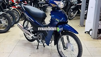 XE MÁY THỊNH PHÁT- WAVE A 110 XANH THAN CHẠY 28KM