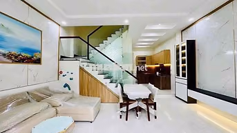 Cho Thuê Nhà Mới Sạch Sẻ DT 130m2 1Trệt 1Lầu 3Pn 2Wc Hẻm Xe Tải