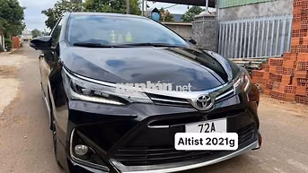 Toyota Altis 1.8G 2021 Đen Ghế da Tự động