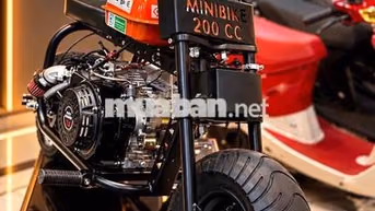 Custom MINIBIKE 200cc Harley Đen Cam