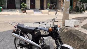 Honda 67 ss50 dáng 72 Đen 110cc Côn tay
