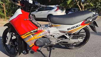 Suzuki Satria 120 Đỏ Trắng Đen