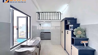 Cho Thuê Duplex Cửa Sổ Ngay Vòng Xoay Phú Lâm ĐH Mở