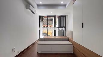 CHO THUÊ CĂN HỘ STUDIO FULL NỘI THẤT BAN CÔNG ĐẸP TẠI 66 NGÕ GIẾNG