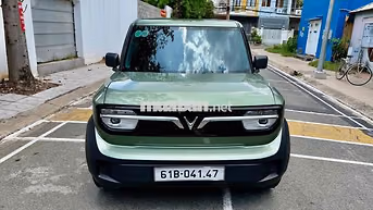 VinFast VF3 Mua Pin T8/2025 Xanh Bộ Đội xe cực đẹp