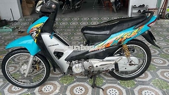 Honda Wave RS 2007 Xanh Bạc Đen Zin
