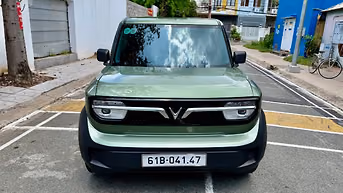 Vinfast VF3 Pin Mua Đời 2025 Xanh Bộ Đội lên nhiều đồ Odo 13000km