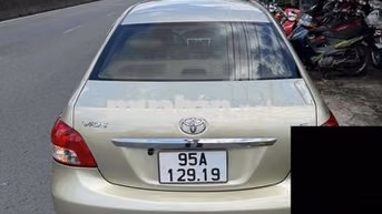 Toyota Vios E 2008 Vàng cát Số sàn
