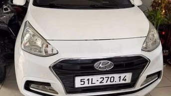 Hyundai I10 2021 Bản đủ Tự động Trắng