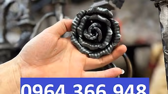 Hoa hồng rèn tay trang trí cổng lan can và hàng rào