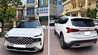 Hyundai SantaFe Cao cấp 7 chỗ Trắng 25.933 km