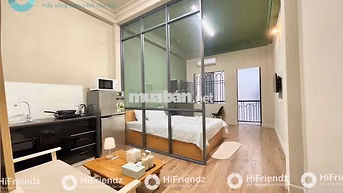 🔥CHO THUÊ CĂN HỘ 1PN BAN CÔNG FULL NỘI THẤT MỚI NGAY HOÀNG VĂN THỤ