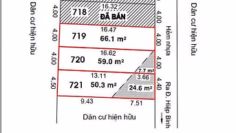 Bán đất HXH ngay chợ Hiệp Bình Chánh. Chỉ từ 4,4 tỷ/lô