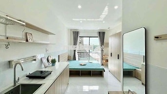 CĂN HỘ BANCOL CỬA SỔ THOÁNG FULL NỘI THẤT- NGÃ TƯ GÒ MÂY - QUỐC LỘ 1A