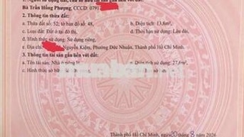 nhà bán nguyễn kiệm 1trêt và 1lâu. giá 2ty950