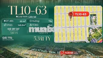 TL10 - 63 NHÀ PHỐ VINHOMES HÓC MÔN