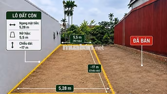 Chính chủ bán lô đất 100m2, Đặng Cương, đường trục chính hơn 10m.